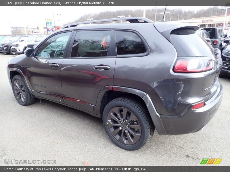 Granite Crystal Metallic / Black 2020 Jeep Cherokee Limited 4x4