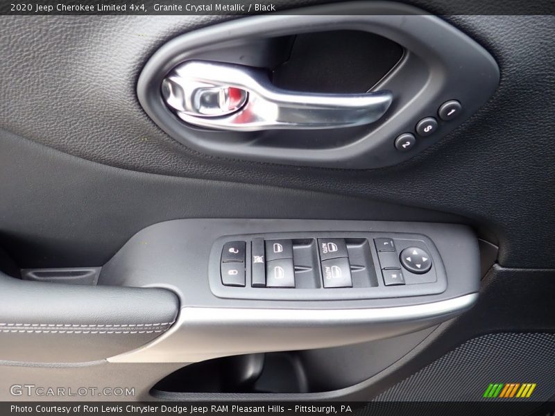 Granite Crystal Metallic / Black 2020 Jeep Cherokee Limited 4x4