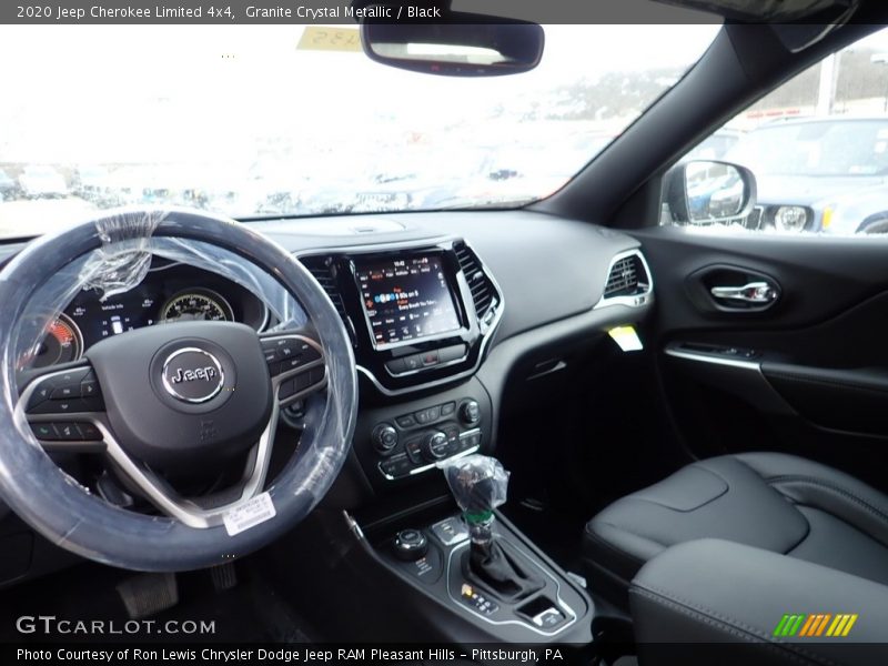 Granite Crystal Metallic / Black 2020 Jeep Cherokee Limited 4x4