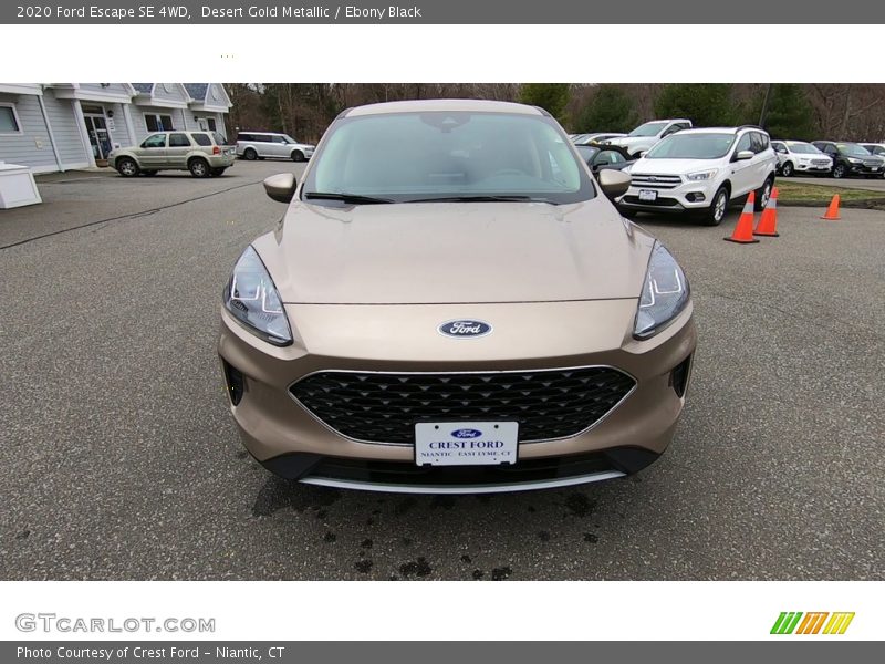 Desert Gold Metallic / Ebony Black 2020 Ford Escape SE 4WD