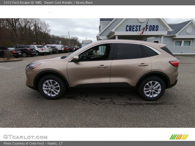 Desert Gold Metallic / Ebony Black 2020 Ford Escape SE 4WD