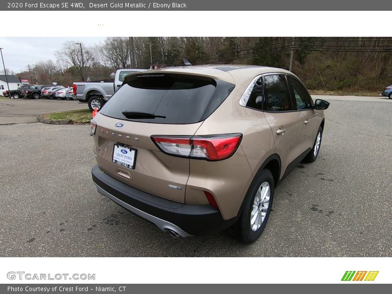 Desert Gold Metallic / Ebony Black 2020 Ford Escape SE 4WD
