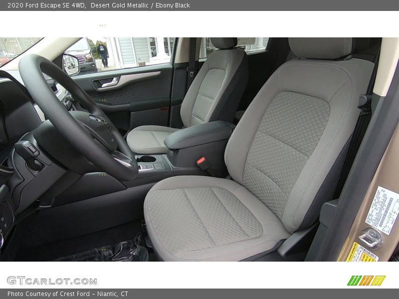 Desert Gold Metallic / Ebony Black 2020 Ford Escape SE 4WD