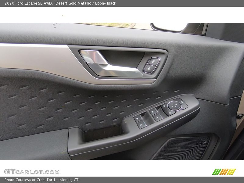 Desert Gold Metallic / Ebony Black 2020 Ford Escape SE 4WD