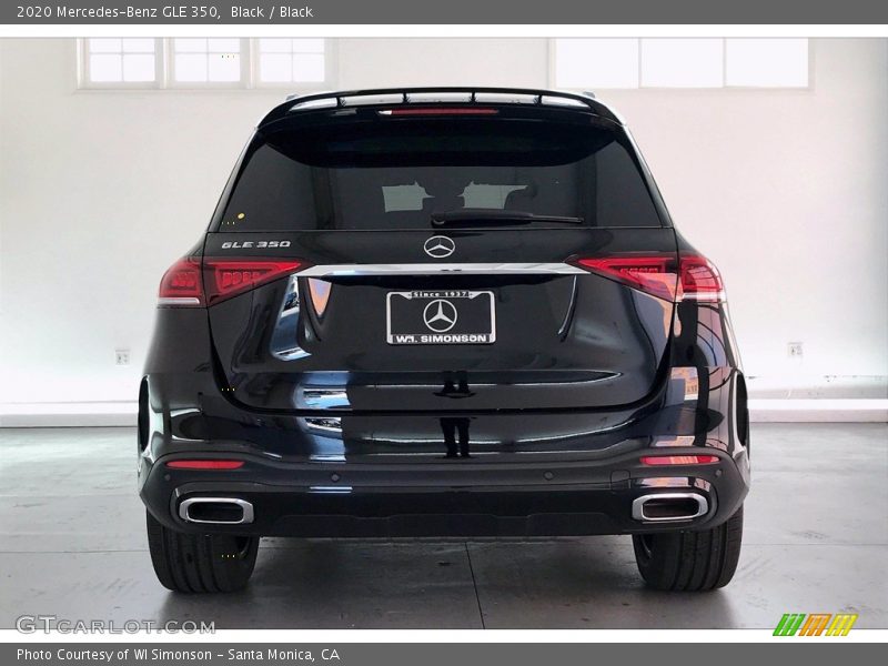 Black / Black 2020 Mercedes-Benz GLE 350