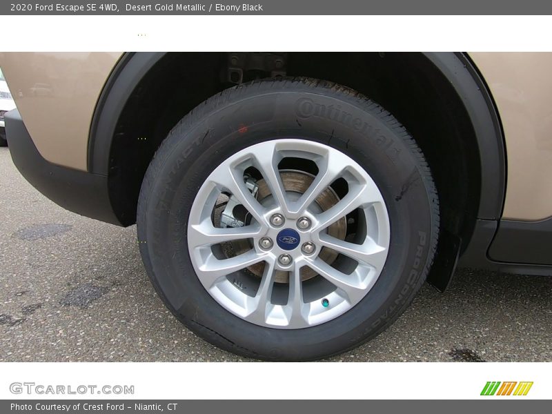Desert Gold Metallic / Ebony Black 2020 Ford Escape SE 4WD