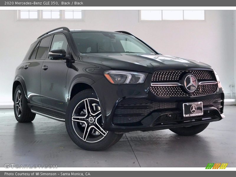 Black / Black 2020 Mercedes-Benz GLE 350