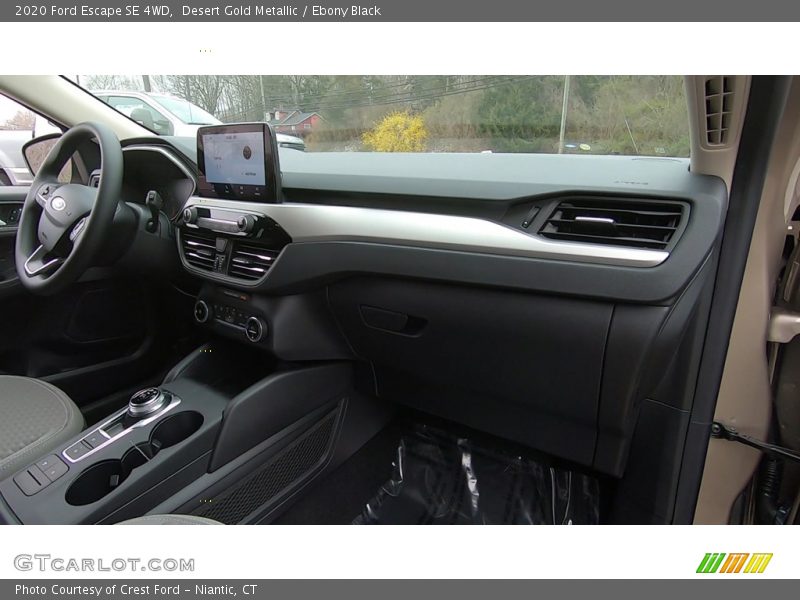 Desert Gold Metallic / Ebony Black 2020 Ford Escape SE 4WD