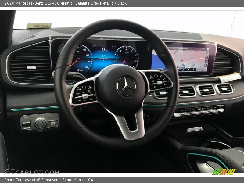 Dashboard of 2020 GLS 450 4Matic