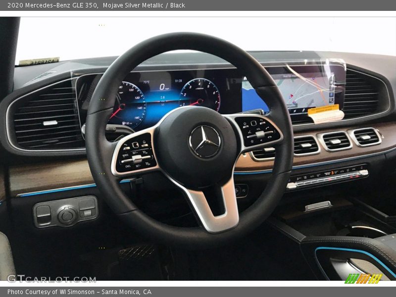 Mojave Silver Metallic / Black 2020 Mercedes-Benz GLE 350