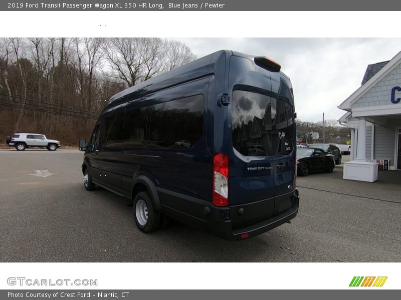 Blue Jeans / Pewter 2019 Ford Transit Passenger Wagon XL 350 HR Long