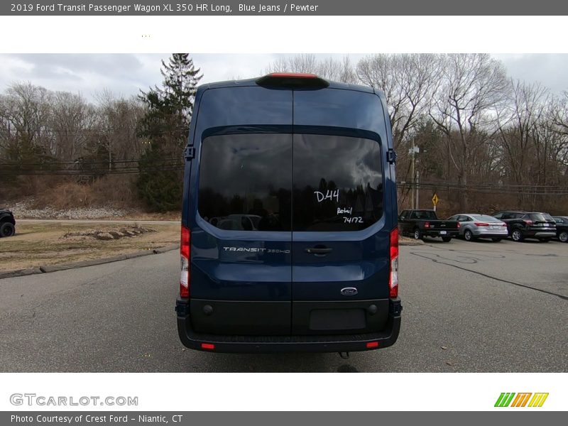 Blue Jeans / Pewter 2019 Ford Transit Passenger Wagon XL 350 HR Long