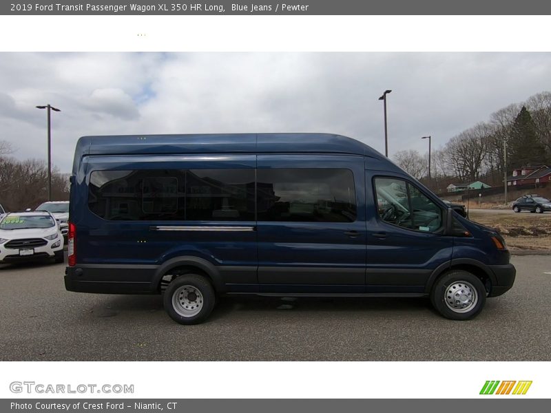 Blue Jeans / Pewter 2019 Ford Transit Passenger Wagon XL 350 HR Long