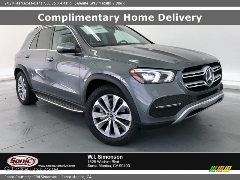 Selenite Grey Metallic / Black 2020 Mercedes-Benz GLE 350 4Matic