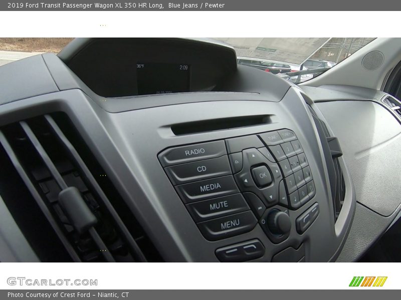Blue Jeans / Pewter 2019 Ford Transit Passenger Wagon XL 350 HR Long
