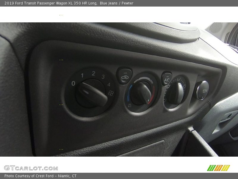 Blue Jeans / Pewter 2019 Ford Transit Passenger Wagon XL 350 HR Long