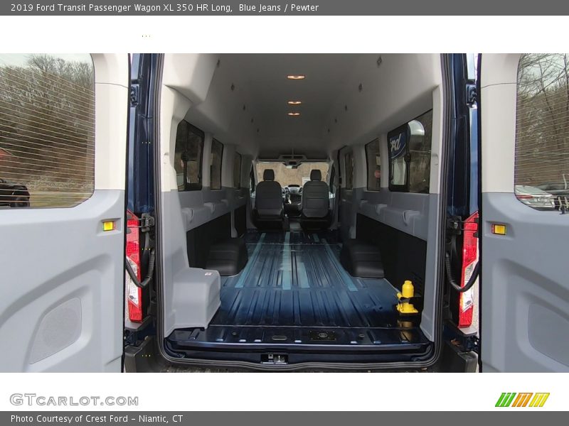 Blue Jeans / Pewter 2019 Ford Transit Passenger Wagon XL 350 HR Long