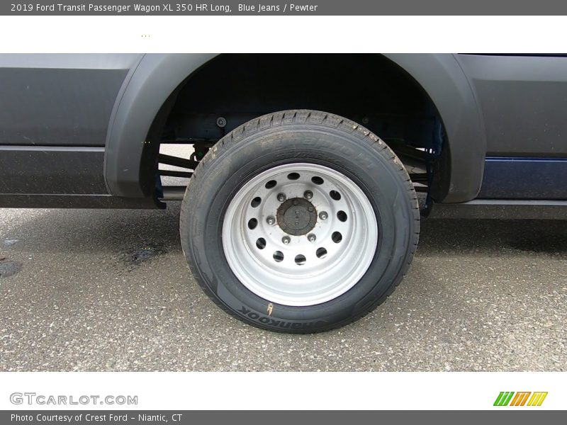 Blue Jeans / Pewter 2019 Ford Transit Passenger Wagon XL 350 HR Long