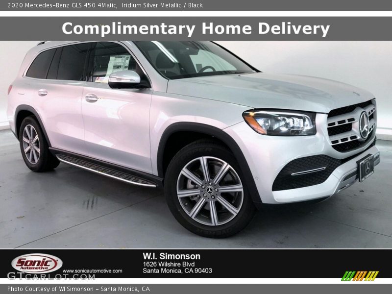Iridium Silver Metallic / Black 2020 Mercedes-Benz GLS 450 4Matic