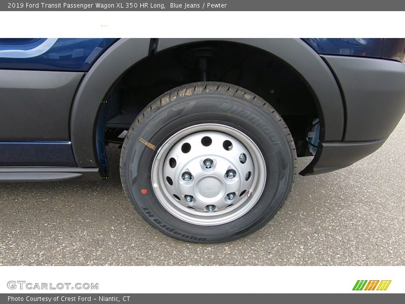 Blue Jeans / Pewter 2019 Ford Transit Passenger Wagon XL 350 HR Long
