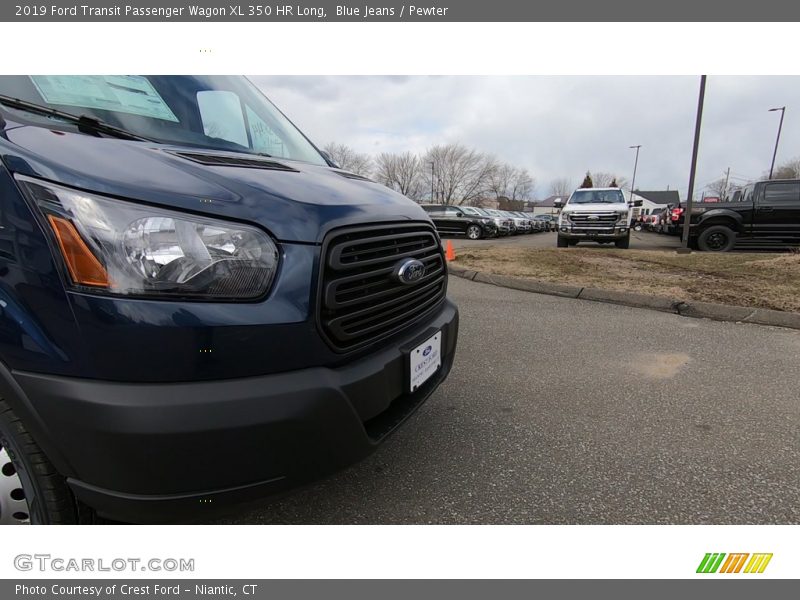 Blue Jeans / Pewter 2019 Ford Transit Passenger Wagon XL 350 HR Long