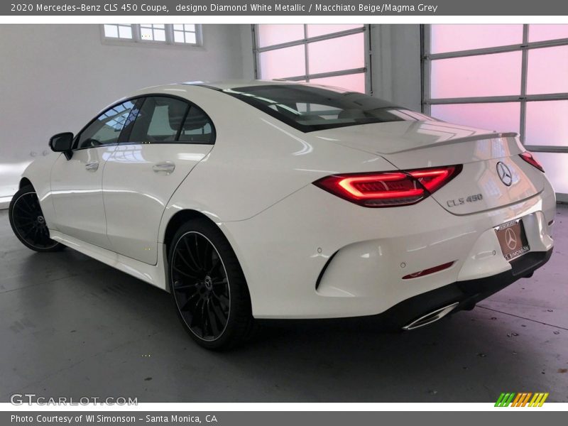 designo Diamond White Metallic / Macchiato Beige/Magma Grey 2020 Mercedes-Benz CLS 450 Coupe