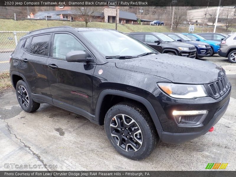 Front 3/4 View of 2020 Compass Trailhawk 4x4