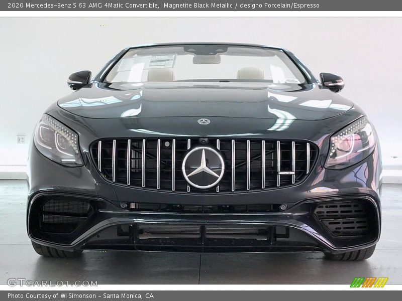 Magnetite Black Metallic / designo Porcelain/Espresso 2020 Mercedes-Benz S 63 AMG 4Matic Convertible