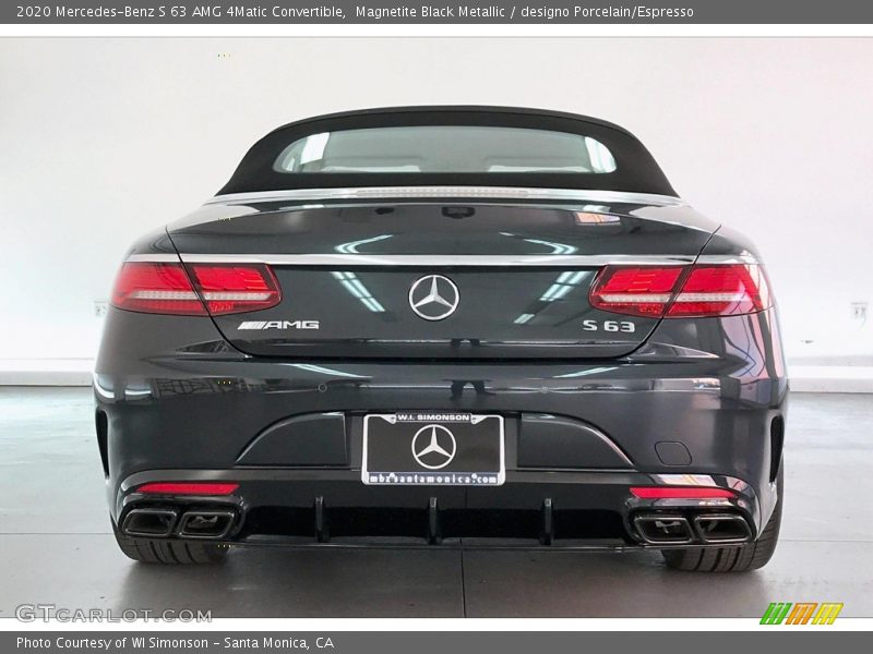 Magnetite Black Metallic / designo Porcelain/Espresso 2020 Mercedes-Benz S 63 AMG 4Matic Convertible