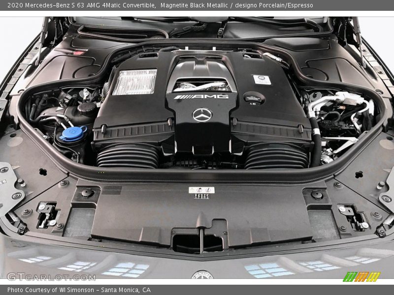 Magnetite Black Metallic / designo Porcelain/Espresso 2020 Mercedes-Benz S 63 AMG 4Matic Convertible