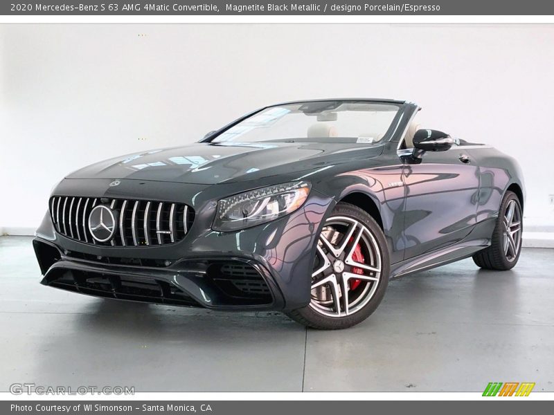 Magnetite Black Metallic / designo Porcelain/Espresso 2020 Mercedes-Benz S 63 AMG 4Matic Convertible