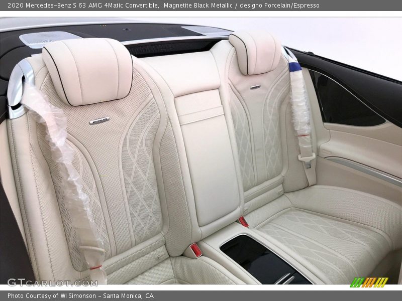 Magnetite Black Metallic / designo Porcelain/Espresso 2020 Mercedes-Benz S 63 AMG 4Matic Convertible