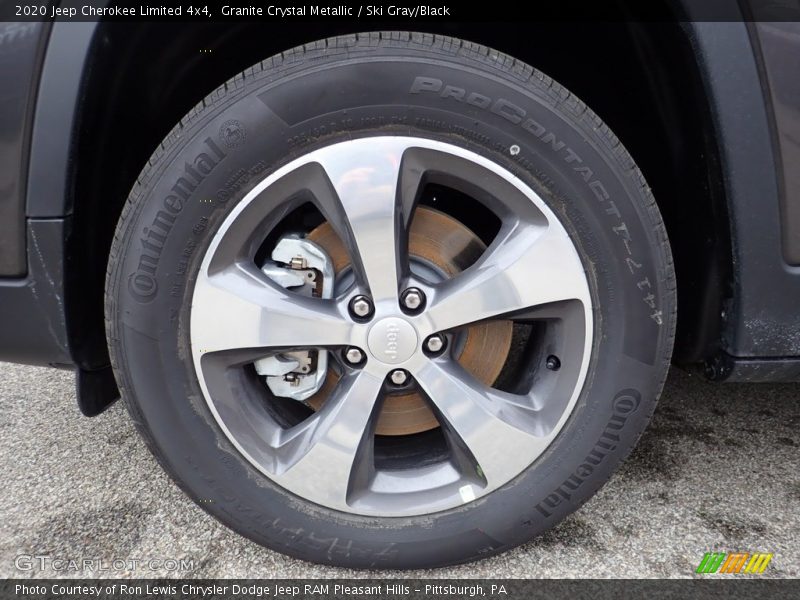 Granite Crystal Metallic / Ski Gray/Black 2020 Jeep Cherokee Limited 4x4