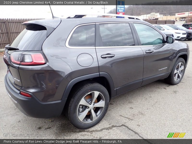 Granite Crystal Metallic / Ski Gray/Black 2020 Jeep Cherokee Limited 4x4