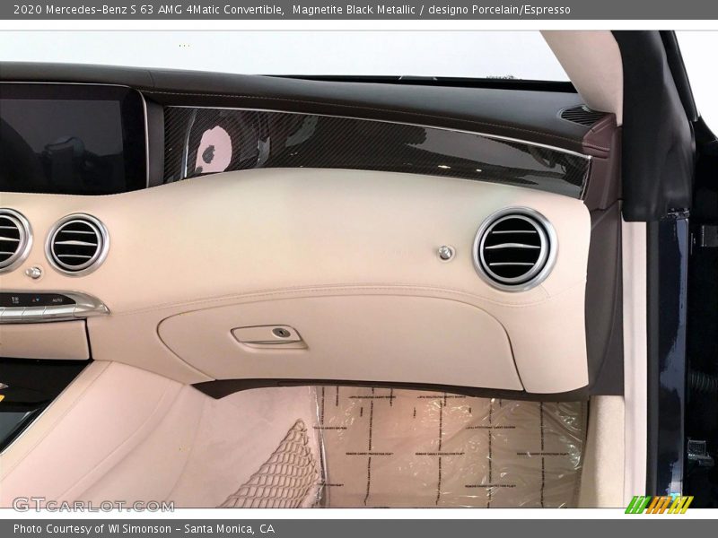 Magnetite Black Metallic / designo Porcelain/Espresso 2020 Mercedes-Benz S 63 AMG 4Matic Convertible