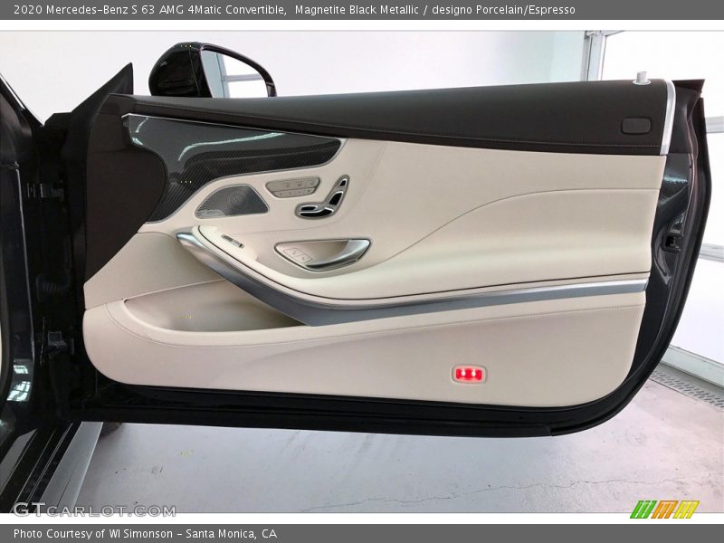 Magnetite Black Metallic / designo Porcelain/Espresso 2020 Mercedes-Benz S 63 AMG 4Matic Convertible