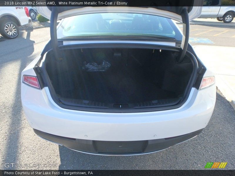 White Platinum Metallic Tri-Coat / Ebony 2018 Lincoln MKZ Select AWD
