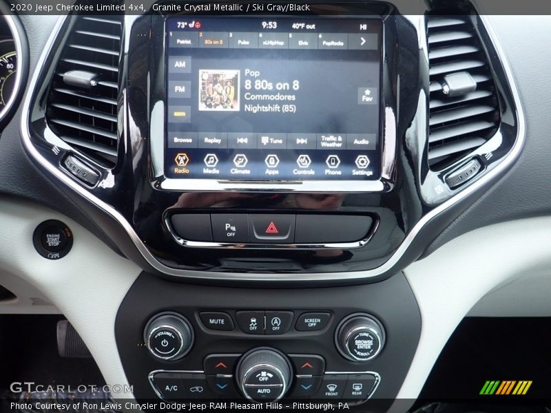 Granite Crystal Metallic / Ski Gray/Black 2020 Jeep Cherokee Limited 4x4