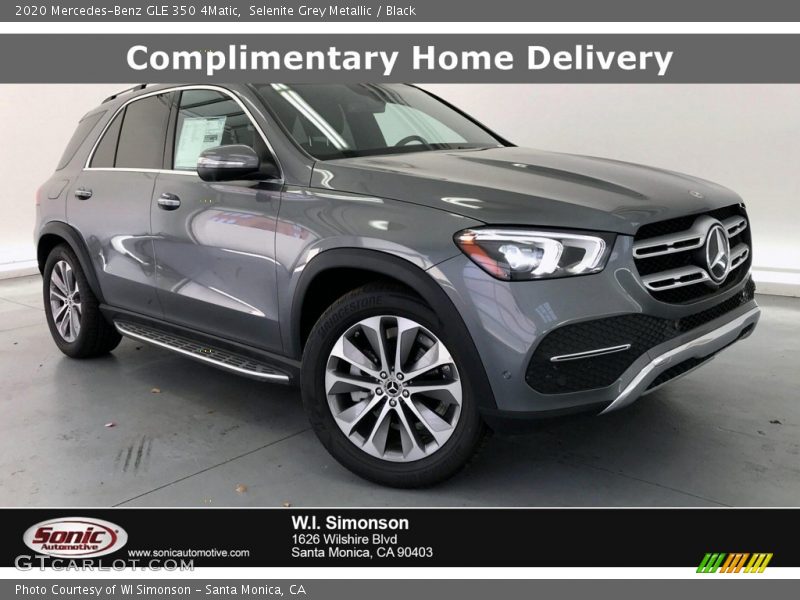 Selenite Grey Metallic / Black 2020 Mercedes-Benz GLE 350 4Matic