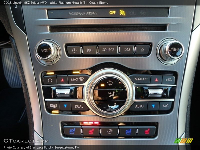 Controls of 2018 MKZ Select AWD