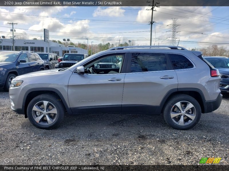Billet Silver Metallic / Ski Gray/Black 2020 Jeep Cherokee Limited 4x4