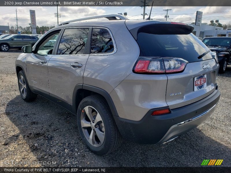 Billet Silver Metallic / Ski Gray/Black 2020 Jeep Cherokee Limited 4x4