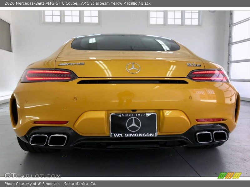 AMG Solarbeam Yellow Metallic / Black 2020 Mercedes-Benz AMG GT C Coupe