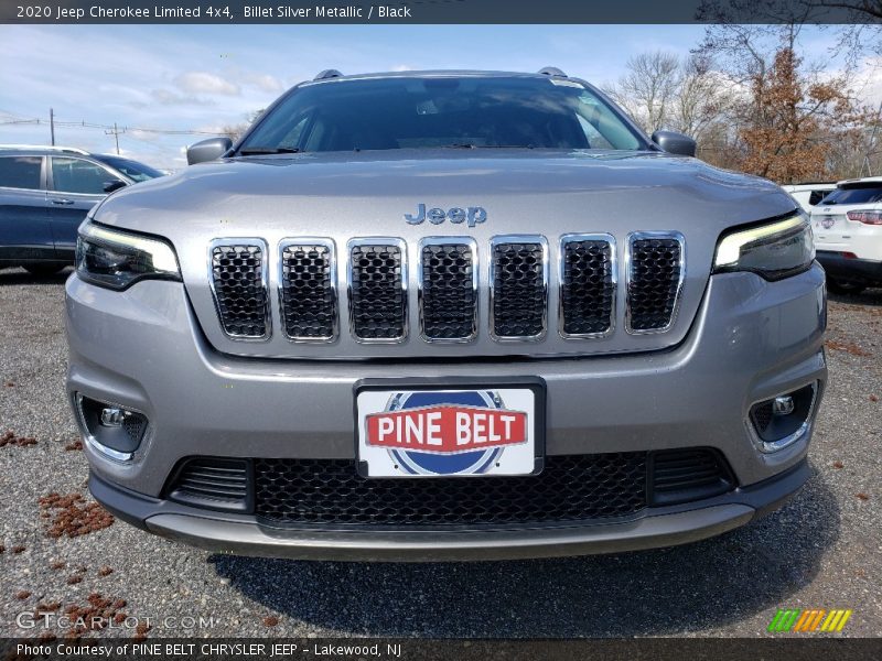 Billet Silver Metallic / Black 2020 Jeep Cherokee Limited 4x4