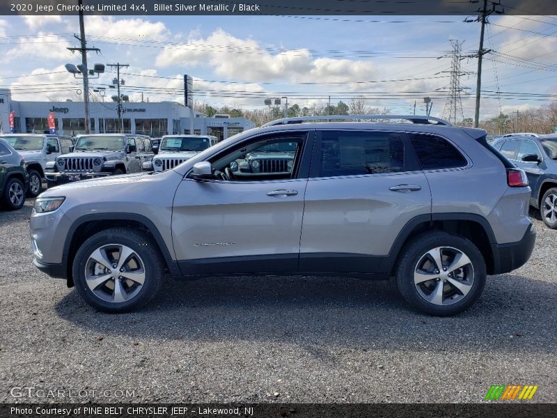 Billet Silver Metallic / Black 2020 Jeep Cherokee Limited 4x4