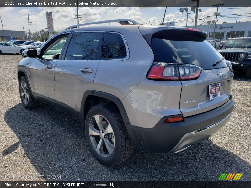 Billet Silver Metallic / Black 2020 Jeep Cherokee Limited 4x4