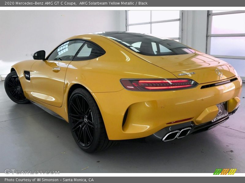 AMG Solarbeam Yellow Metallic / Black 2020 Mercedes-Benz AMG GT C Coupe