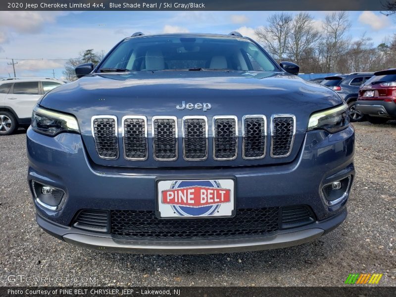 Blue Shade Pearl / Ski Gray/Black 2020 Jeep Cherokee Limited 4x4