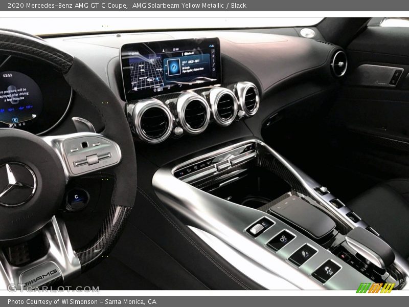 Controls of 2020 AMG GT C Coupe