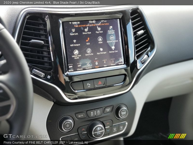 Blue Shade Pearl / Ski Gray/Black 2020 Jeep Cherokee Limited 4x4